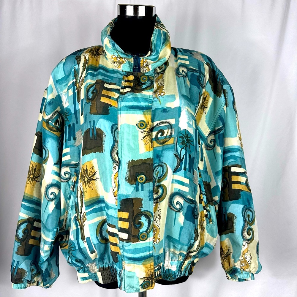 VINTAGE STUNT SPORTS SILK JACKET